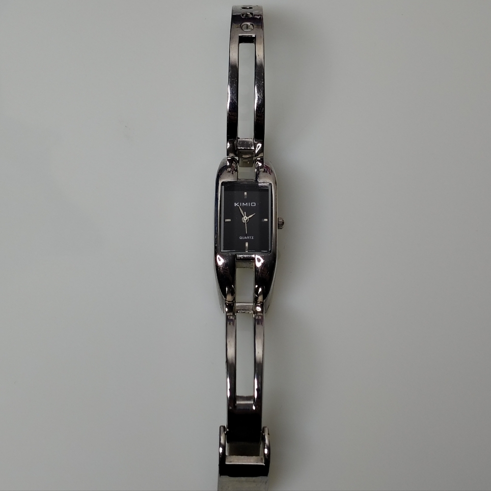 Kimio Black and Silver Quartz Watch - Picture 3 of 9